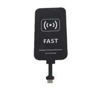 Cuifati 10W Fast Wireless Charging Receiver for Type C Interface Foldable Plug Stable Efficient Multiple Protection High Safety Factor with Leather Metal Coils