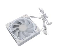 Cuifati 120mm ARGB Fans Up to 2000 RPM CPU Computer Cooling Cooler, 5V 3 Pin ARGB LED Low Noise Gaming Case Fans for CPU Cooler CPU Water Cooler Computer (Forward Blade White)