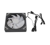 Cuifati 120mm ARGB Fans Up to 2000 RPM CPU Computer Cooling Cooler, 5V 3 Pin ARGB LED Low Noise Gaming Case Fans for CPU Cooler CPU Water Cooler Computer (Forward Blade Black)