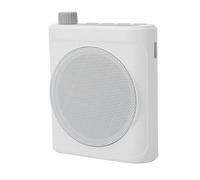 Cuifati 15W Wireless Voice Amplifier with Noise Cancelling ANC Anti Howling Chip 76mm Speaker Bluetooth 5.4 Portable Speaker with 2 Magnetic Lavalier Mics for Teachers Guides (White)