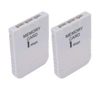 Cuifati 1MB Memory Card for PS 1, High Speed Game Console Memory Card with Quick Read Write, for Classic Gaming System (2pcs)