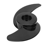 Cuifati 2 Blades Outboard Propeller for 50lb 60lb 68lb 88lb Trolling Motor, High Strength Nylon Boat Propeller Replacement for 12V 24V Electric Motors, Resistant, Easy Install