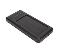 Cuifati 20000mAh Solar Power Bank, Portable Solar Phone with Dual Output USB Ports and Flashlight, Power Bank for Outdoor Hiking, Camping, Fishing, Traveling (Black)