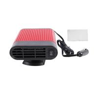 Cuifati 24V Car Heater, 2 Gears Adjusted Car Space Heater with 360° Rotation and 90° Tilt Adjustments, Quiet Running Automobile Heater with Cigar Lighter Connector for Vehicle