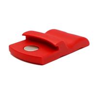 Cuifati 2pcs Canning Jar Opener Magnetic for Regular and Wide Mouth Lids, Powerful Magnet Kitchen Tool for Easy Refrigerator Storage, Ergonomic Magnetic Lid Lifter (Red)
