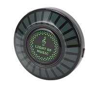 Cuifati 2Pcs Car RGB Rhythm Lamp, Magnetic Rechargable LED Music Pickup Light, Voice Activated Dynamic Rhythm Sound Control Atmosphere Light for Car Gaming DJ Stereo Lighting