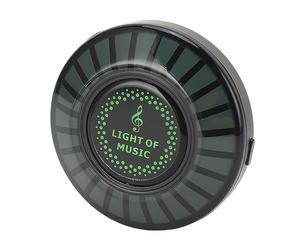 Cuifati 2Pcs Car RGB Rhythm Lamp, Magnetic Rechargable LED Music Pickup Light, Voice Activated Dynamic Rhythm Sound Control Atmosphere Light for Car Gaming DJ Stereo Lighting