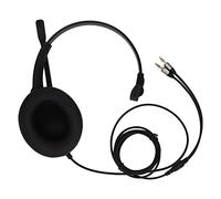 Cuifati 3.5mm Communication Headset, Noise Canceling Mono Wired Design | Single Sided Ear Headphone with Mic, Ultra Light Comfortable Fit for Home, Office, Call Center