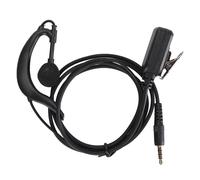 Cuifati 3.5mm Earhooks, G Shape Headset with Push To Talk Button and Lapel, for Radio Smartphones Tablets