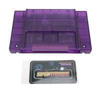 Cuifati 3000 in 1 Video Game Cartridge, Built in 8GB 48Mbit Maximum ROM Game Cartridge, New V1 Version, Save Game Data Backup Automatic for SFC Game Console (Translucent Purple)