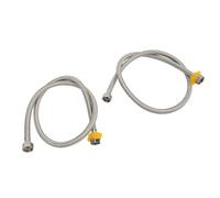 Cuifati 36 Inch RV Water Pump Silencer Hose Kit, 94 591 01 Noise Reduction | Flexible Metal Hoses with Pipe Nipples, Stable Connection for RV Water System, Easy Install