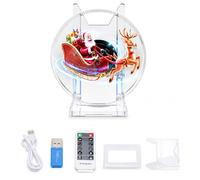 Cuifati 3D Hologram Fan, 1080P WiFi APP Control Holographic Projector, 170° LED Advertising Display with 48 LED Beads for Business Retail Store