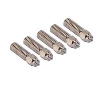 Cuifati 3D Printer Mouthpieces Kit, 3D -Printer Bimetal My Nozzles Replacement for Creasity K1 K1 Max 5 Pcs Anti High Temperature Support Carbon Fiber for the Industry (0.4mm)