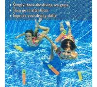 Cuifati 3Pcs Octopus Bath Toys With Printed Faces Water-Resistant Swimming Pool Dive Toy Set Great Gift 4.52 X 1.18 (Colorful)