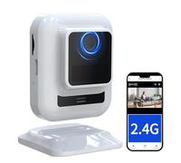 Cuifati 4G LTE Cellular Security Camera, SIM & SD Card Not Included, 2MP 2 Way Audio WiFi Indoor Surveillance Camera for Home Security, HD Night Vision, Motion Detection, Magnetic Install