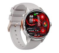 Cuifati 4G Smart Watch 4G LTE Smartwatch Standalone Smart Watch with 1.6" HD Display Rotating Camera NFC SIM Card Slot for Calls Music Streaming Social Apps (Silver)