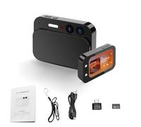 Cuifati 4K Digital Camera for Photography, 64MP Autofocus CCD Camera with 32GB Memory Card, 16X Digital Zoom Compact Travel, Portable for Teens & Adult Beginners (Black)