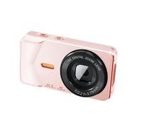 Cuifati 4K Digital Camera for Photography, 64MP Vlogging Camera with 2.8 Inch LCD Screen, 18X Zoom Small Travel Camera 2000mAh, for Teens Adult Beginner (Roseate)