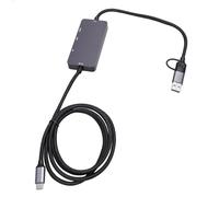 Cuifati 4K Video Card, USB C USB A External Card with Power Delivery 3.0 100W Fast Charging, for Live Streaming Gaming Video Conferencing PC Laptop