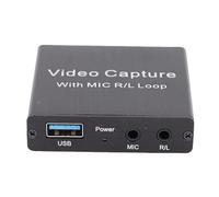 Cuifati 4K Video Card, USB to HD Multimedia Interface with Out 3.5mm Mic 1080P Video Output, for Streaming Game Recording Live Presentation OS X