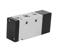 Cuifati 5-Way Pneumatic Control Valve, 2-Position Air Valve, Aluminum Alloy Mechanical Accessory, 4A110-06 G1/8 Inch, 4A210-08 G1/4 Inch, 4A310-10 G3/8, 4A410-15/2, Pilot (4A310-10 Gz/)