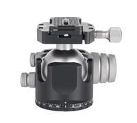 Cuifati 55mm Tripod Ball Head, Heavy Duty Low Profile 360 Degree Panoramic Ball Head with Plate and Bubble Level, for DSLR Camera Telescope Telephoto Lens Professional Setup