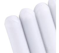 Cuifati 5pcs Type C White PTFE Stir Bar Laboratory Magnetic Stirrer Flea Mixer Spinner, High Temperature & Resistant Stirring Bars for Magnetic Mixer, 30x7mm Lab Spinner (Polytetrafluoroethylene 2)