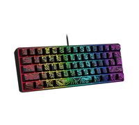 Cuifati 60% Compact Mechanical Keyboard for Window/PC, Ideal for Office & Gaming, 61 Keys RGB Backlit Wired Keyboard with Anti Ghosting for Fast Response & Smooth Typing (Black)