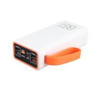 Cuifati 60000mAh Power Bank Fast Charging Portable QC4.0 LED Light High Capacity Battery Pack for Camping Outdoor Travel Emergency Power Supply (White)