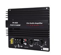 Cuifati 600W High Power Car Amplifier Board Aluminum Alloy Subwoofer Bass Module with Thick Heatsink for 8 10 12 Inch Speakers 4 Ohm 10W Tweeters