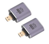 Cuifati 8K Mini Displayport to Displayport Adapter, Mini DP to HD Adapter, 8K 60HZ, 4K 120HZ HD Resolutions 48Gbps Bandwidth for Laptop, PC, Gaming, Monitor, TV 2 Pack