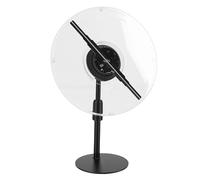 Cuifati 9.1in 3D Hologram Fan, WiFi Remote Control PC Software 1024x234 Resolution Holographic Projector Advertising Display 234 LEDs, with Custom Video Image Editing, for Business (GB Plug)