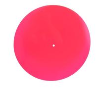 Cuifati Acrylic Turntable Mat, Platter Slipmat for 12" LP Vintage Record Player, Antistatic Cover, Reduces Noise & Sounds From Static & Dust, Tighter Bass Quality (Pink)