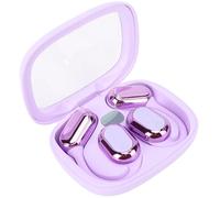 Cuifati AI Language Translator Earbuds Real Time Translation Headphones Open Ear Wireless Bluetooth 5.4 with 140 Languages 3 Modes for Travel Business Learning (Purple)