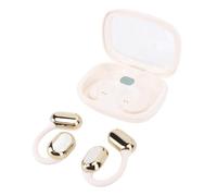 Cuifati AI Language Translator Earbuds Real Time Translation Headphones Open Ear Wireless Bluetooth 5.4 with 140 Languages 3 Modes for Travel Business Learning (Beige)