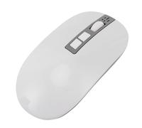 Cuifati AI Mouse, ChatGPT Enabled Bluetooth Mouse with Voice Input Search, AI Real-Time Transcription, Translation & Summarization, Rechargeable, for Remote Work (White)