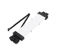 Cuifati ARGB PSU Cable, 120 LED Silicone Light Strip for 2x8 Pin Graphics Card with Meteor Effect 3D Side Glow ARGB GPU Cable Extension Neon Light for PC Case RGB Power Supply (SK3 Controller White)