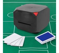 Cuifati Automatic Card Dealer, 180° 360° Deal Automatic Card Dealing Machine, Battery Operated Electric Poker Dealer, for Poker, Blackjack Family Party Games (Black)
