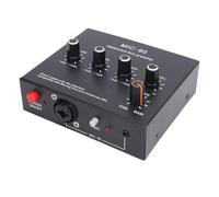 Cuifati Balanced Mic Preamp Microphone Preamplifier with 10-60dB Gain 48V Power 3 Channel Input for Condenser Dynamic Mics XLR 6.35mm 3.5mm Studio Recording Live Streaming
