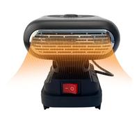 Cuifati Battery Powered Heater, Portable Space Heater with 2 Heat Settings & Dual USB Ports, 90 Degree Flip, Quiet Electric Space Heater for Cozy Office Corners