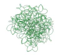 Cuifati Bee Shaped Paper Clips, Iron Easy to Use Multifunctional 80Pcs Paper Clamp/Holder Set High Durability Cute for Scrapbooks Calendars Files (Green)