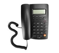 Cuifati Business Office Landline Phone with Caller ID Hands Free, High Definition Call, Anti-Thunder Protection, Ergonomic ABS Fixed Telephone for Hotel Guest Room Family