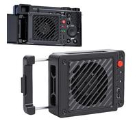 Cuifati Camera Cooler Fit for A7M4 A7C ZVE10 FX30 R5 AI Smart Semiconductor Cooling Fan with Aluminum Alloy Spring Telescopic System Type C Port for Live Streaming Videography