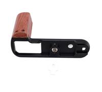 Cuifati Camera L Shape Grip for X T50, Aluminum Alloy Handle with Wood, Arrow Storage Case Plate, 1/4 Screw Holes, Ergonomic Video Cage Mounting Baseplate for Photographers