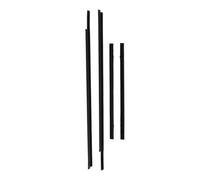 Cuifati Car Door Window Weatherstrip for D22 1997-2004, 4 PCS | Outer window moulding trim seal, ABS rubber belt, replacement for 80820 2S400 80821 2S400 82821 2S700 82820 2S700, for