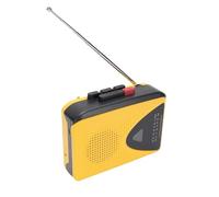 Cuifati Cassette Player Recorder, AM FM Vintage Tape Cassette Player with Big Speaker and Headphones Jack Built in Mic, Powered By DC or AA Battery for Home,Park