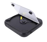 Cuifati CD Player Portable with Dual Stereo Speakers, Rechargeable CD Player with Bluetooth 5.3, Small for Home Car Outdoor, Support AUX USB Input Loop Playback (Black)