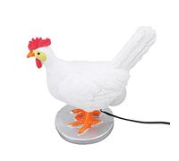 Cuifati Chicken Lamp LED Night Light 5.7in Garden Statue Chick Decor USB Table Lamp for Kids Bedside, Desktop Ornament for Outdoor Indoor Patio Yard Lawn, Funny Egg Laying Light Gift
