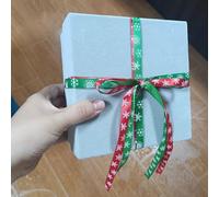 Cuifati Christmas Decoration Red Velvet Box for Elegant Christmas Gifts and Residential Culture (31)