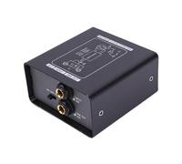 Cuifati Compact Mini Hum Eliminator Box, 2 Channel Ground Loop Isolator, Noise Filter, 3 Level Gain Adjustmen, 2 XLR Input and Output for Conference Mic Sound System